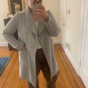 Modern citizen faux suede long line jacket